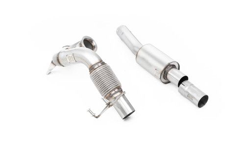 VW Polo GTI 2.0 TSI (AW - 5 Door/Non GPF Models) - Resonated Downpipe and Decat for Milltek Cat Back