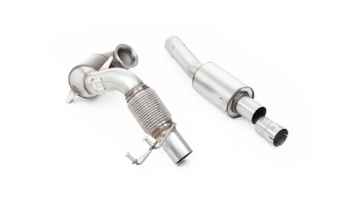 VW Polo GTI 2.0 TSI (AW - 5 Door/Non GPF Models) - Resonated Downpipe and Race Cat for OE Cat Back