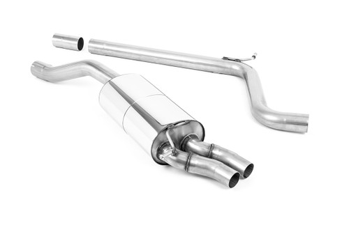 Audi A1 40TFSI 2.0 - GPF Back Exhaust System with Cerakote Black GT-76 Trims