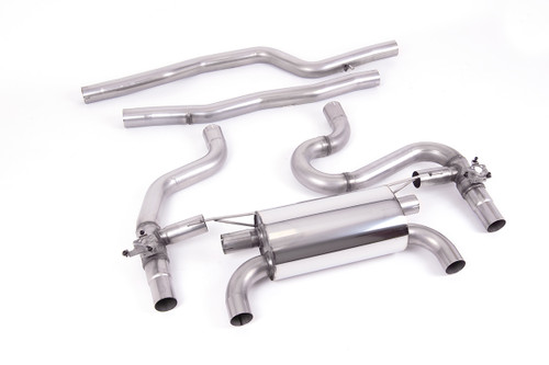 BMW F87 M2 Comp - Equal Length GPF/OPF Back Exhaust System (Loudest) with Quad GT-90 Titanium Trims
