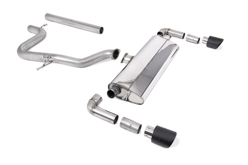 Seat Leon Cupra R 310ps - Non-Resonated (Louder) Cat-Back Exhaust System with JET-100 Carbon Fibre Trims