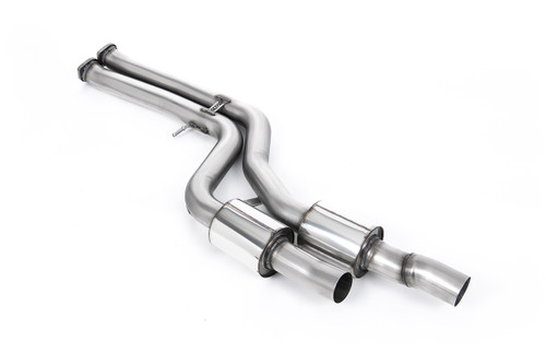 BMW F80 M3/F82 M4 - Resonated (Quieter) Secondary Catalyst Delete - For Fitment to Milltek