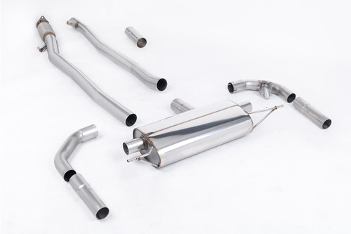 Mercedes A35 AMG (Non GPF Models) - Resonated & Valved Cat-Back Exhaust - Uses OE Trims