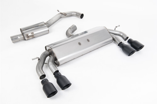 VW Golf R MK7.5 2.0 TSI 310ps (Non GPF Models & 76mm systems) - Non-Valved & Resonated (Quieter) Cat-Back Race Exhaust System