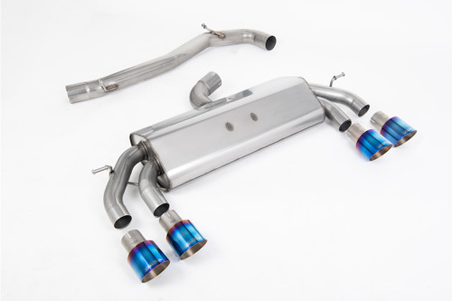 VW Golf R MK7.5 2.0 TSI 310ps (Non GPF Models & 76mm systems) - Non-Valved & Non-Resonated (Louder) Cat-Back Race Exhaust