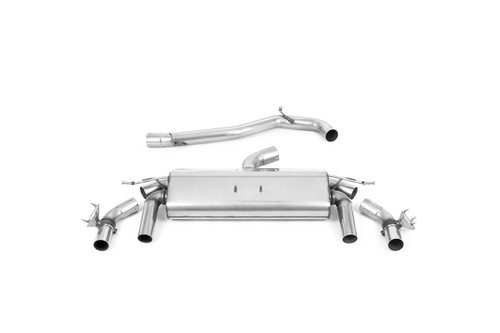 VW T-Roc R 2.0TSI - Non-Resonated (Louder) GPF/OPF Back Exhaust System with Carbon Fibre JET-100 Tips