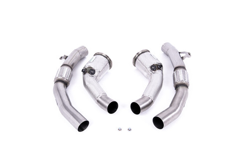 Audi RS6/RS7 C8 & S8 D5 - Large Bore Downpipes & De-Cat (For Milltek System)