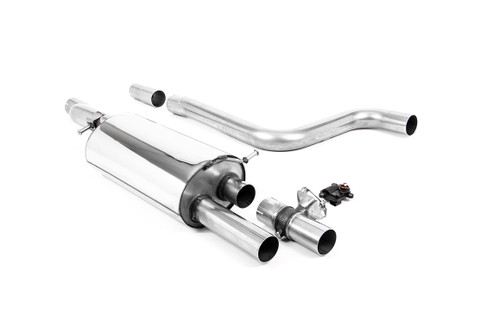 Ford Puma ST (GPF Equipped) - Valved OPF Back Exhaust System with Burnt Titanium GT-90 Trims