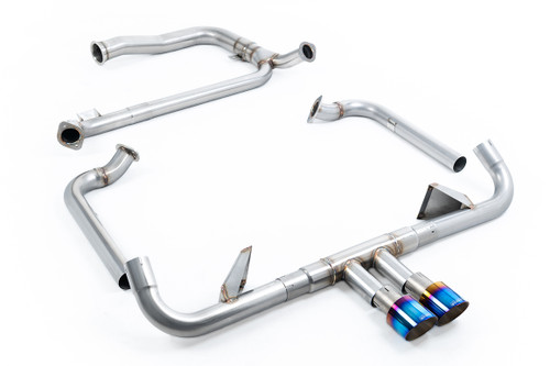 Porsche 718 GTS 2.5T (Boxter/Cayman) - Full System with De Cat & Burnt Titanium Trims