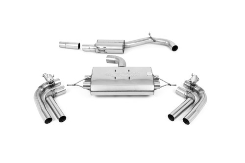 Seat Cupra Formentor 1.4TSI e Hybrid (GPF Models) - Resonated (Quieter) GPF/OPF Back System with GT-100 Cerakote Black Trims