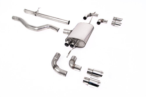 Land Rover Defender 110 3.0 I6 P400 - OPF/GPF Back System Non Resonated (Louder) with GT-90 Polished Trims
