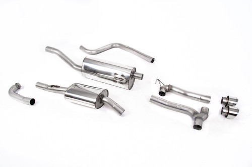 Ford Fiesta MK8 1.0T ST Line (Non GPF Models) Dual Outlets - Resonated (Quieter) Dual Outlet Exhaust System with Polished