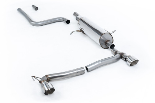 Ford Fiesta MK8 1.0T ST Line (Dual Outlets) - GPF/OPF Back Resonated with Polished GT-100 Trims