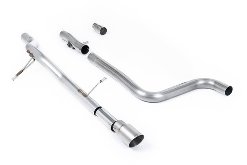 Ford Fiesta MK8 1.0T ST Line (GPF Models) - Non-Resonated (Louder) GPF/OPF Back with Brushed Titanium GT-90 Trim