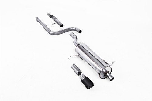 Ford Fiesta MK8 1.0T ST Line (GPF Models) - Resonated (Quieter) GPF/OPF Back with Carbon JET-90 Trim