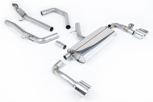Hyundai/Kia i30N Performance Facelift (GPF Models) - Cat Back Exhaust System with Polished GT-139 Trims - Removes OPF