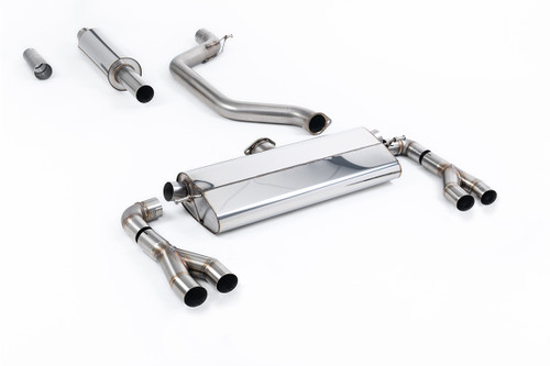 Seat Leon Cupra MK4 300ps (GPF Models) - Resonated (Quieter) 80mm OPF/GPF Back System - Fits to OE Tips