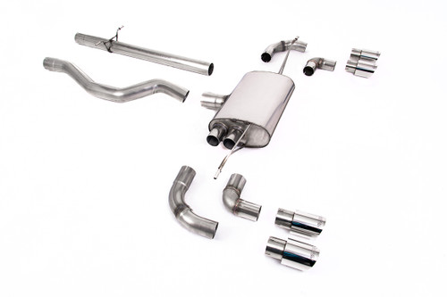 Land Rover Defender 110 2.0 I4 P300 & P400e - OPF/GPF Back System Non Resonated (Louder) with GT-90 Polished Trims