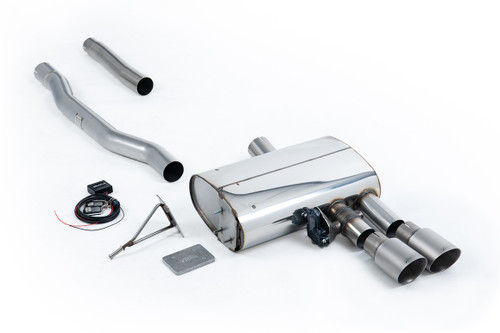 Mini Cooper S F56 (LCI Only) - Valved GPF/OPF Back with Titanium GT-90 Trims