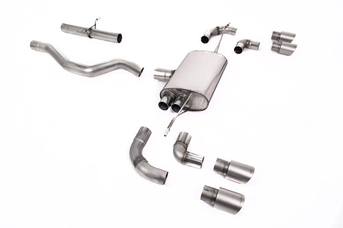 Land Rover Defender 90 2.0L I4 P300/P400e - OPF/GPF Back System Non Resonated (Louder) with GT-90 Titanium Trims