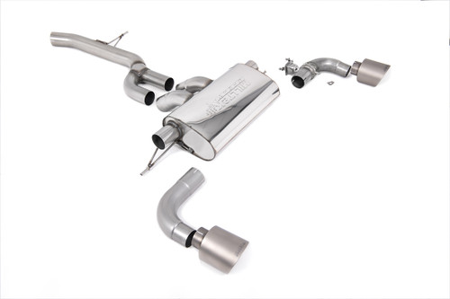 Toyota Supra A90 2.0 B48 (UK/Euro Spec Vehicles) - GPF/OPF Back Exhaust System with GT-115 Brushed Titanium Trims