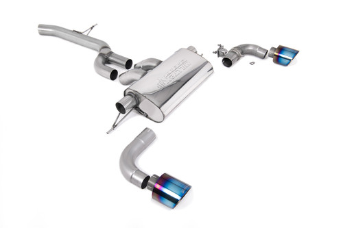 Toyota Supra A90 2.0 B48 (UK/Euro Spec Vehicles) - GPF/OPF Back Exhaust System with GT-115 Burnt Titanium Trims