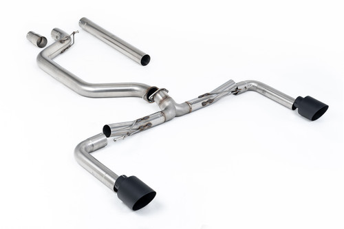 VW Golf GTI Mk8 - 80mm OPF/GPF Back System with Cerakote Trims (Race System - Loudest)