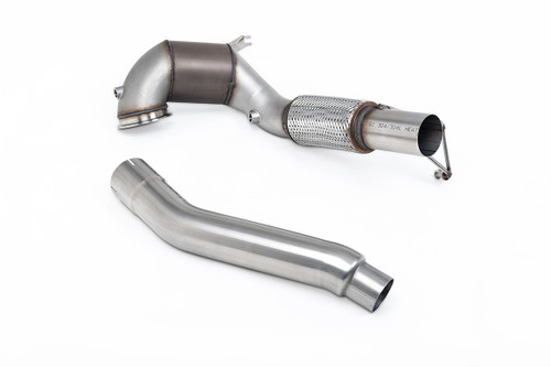 VW Golf GTI Mk8 - Large-bore Downpipe and Hi-Flow Sports Cat (For OE Cat-Back)