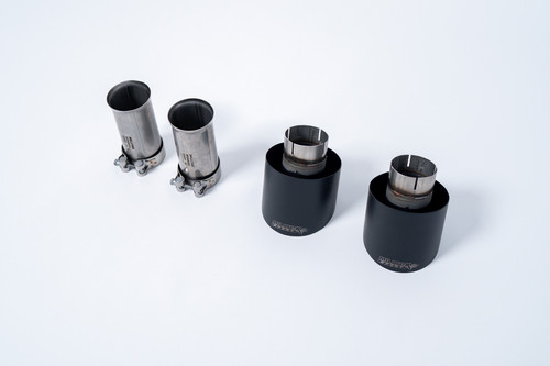 Dodge Ram 1500 TRX (Supercharged) - Cerakote Black Tips - Fits to OE or Milltek Systems