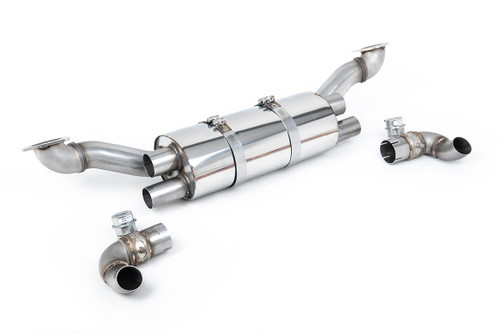 Porsche 911 991.1 3.8L - Rear Silencer Fits to OE Side Silencers and with OE Tips