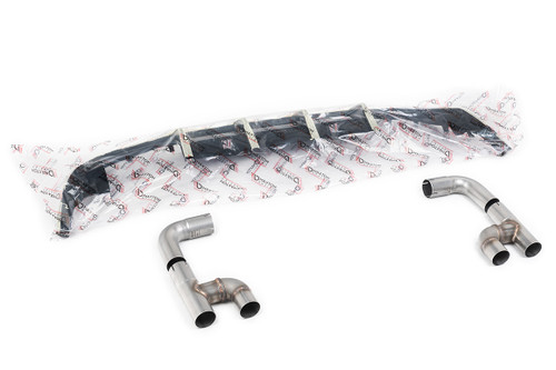 VW Golf GTI Mk8 - Upgrade kit for existing Milltek Sport Cat Back to Golf R Style System Maxton Diffuser