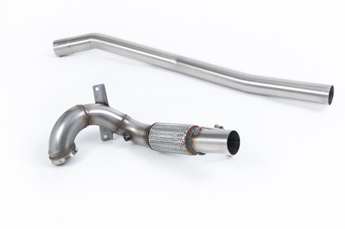 Large-bore Downpipe and De-cat (VW Golf R Mk7) (For Milltek Cat-Back)
