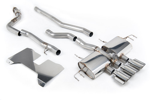 Honda Civic FL5 Type R - Non Resonated (Loudest) Valved Catback with Polished Trims