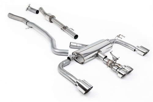 Toyota GR Corolla 1.6 Turbo - 3' Non Resonated Primary Cat Back (Louder) with Polished GT Tips