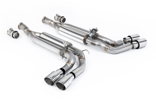 Mercedes G63 W463 (ROW Non GPF Models) - Valved Cat-Back Exhaust System with Polished Trims