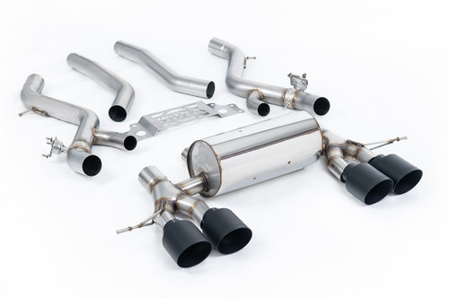 BMW G87 M2 - OPF/GPF Back with Centre Resonator Bypass & GT-115 Cerakote Black Trims