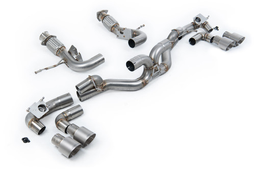 Chevrolet Corvette C8 (Non GPF Models) - Cat-back with Brushed Titanium Tips