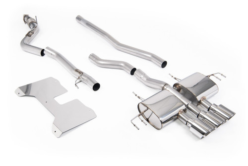 Honda Civic FL5 Type R - Non Resonated (Loudest) Non-Valved Catback Systems with Polished Trims