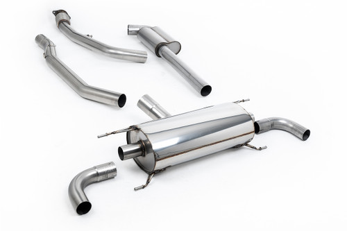 Alfa Romeo Giulia 2.0T Veloce - Non-Valved & Resonated Cat-Back Race Exhaust System - Uses OE Trims