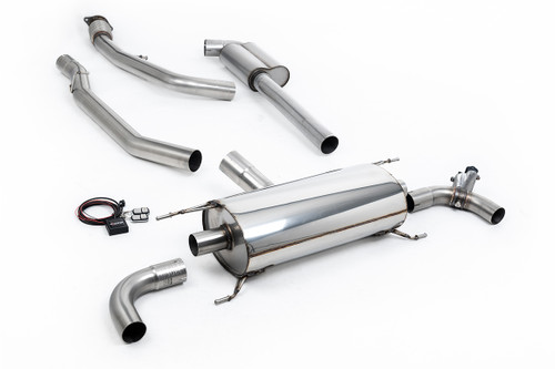Alfa Romeo Giulia 2.0T Veloce - Valved & Resonated Cat-Back Race Exhaust System - Uses OE Trims