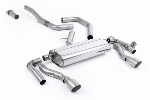 Hyundai/Kia Proceed GT - OPF/GPF Back System with GT-100 Brushed Titanium Trims