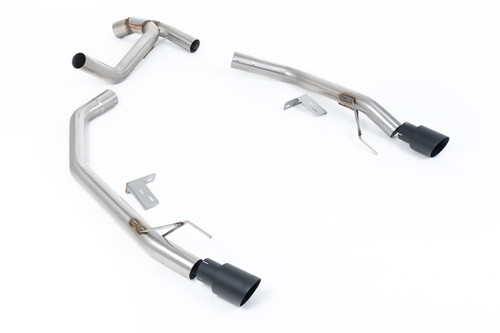 Ford Ranger 2.0 Bi-Turbo Diesel - Axle Back with Cerakote Black Tips