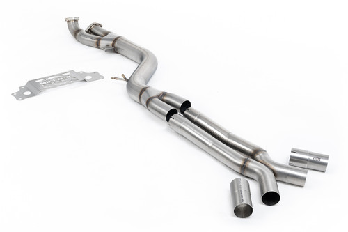 BMW G87 M2 - OPF/GPF Bypass Single Pipe 102mm - with X-Pipe to Milltek Axle Back Only