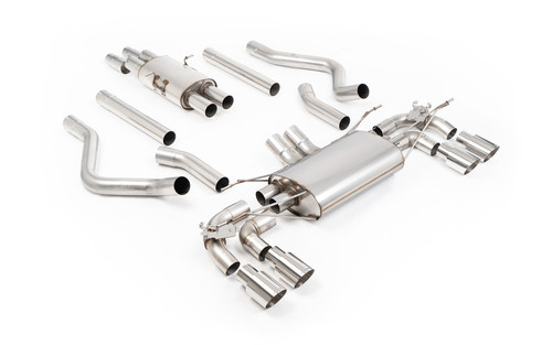 Land Rover Defender 130 5.0 V8 - Resonated Valved OPF/GPF Back System with Polished Trims