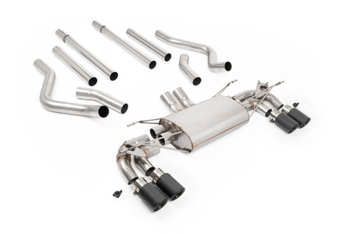 Land Rover Defender 130 5.0 V8 - Non-Resonated (Louder) Valved OPF/GPF Back System with Carbon Trims