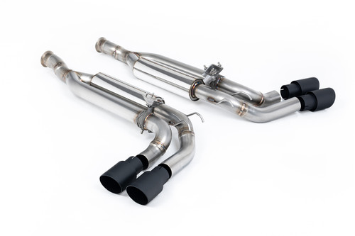 Mercedes G63 W463 (UK/Euro GPF Models) - Cat-Back Exhaust System with Cerakote Black Trims