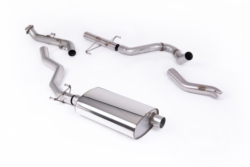 Toyota Tacoma 2.4L Turbo Hybrid - Non-Resonated (Louder) Catback with High Clearance Outlet