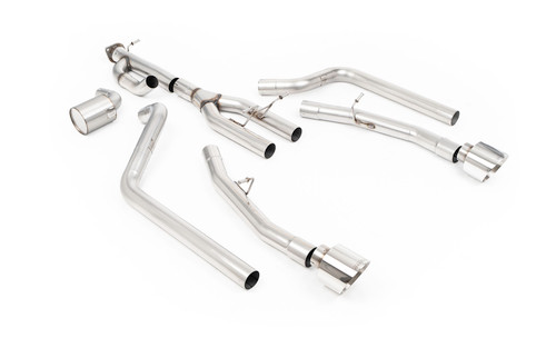 Dodge Ram 1500 Rebel (Hurricane Engine) - Cat Back with 5.5' Polished Tips