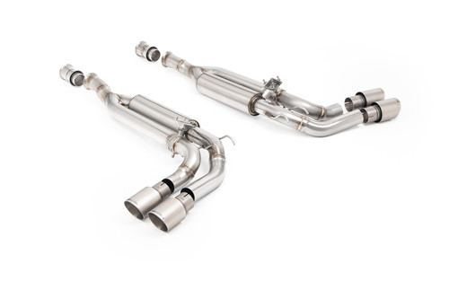 Mercedes G63 W465 - Valved Cat Back with Brushed Titanium