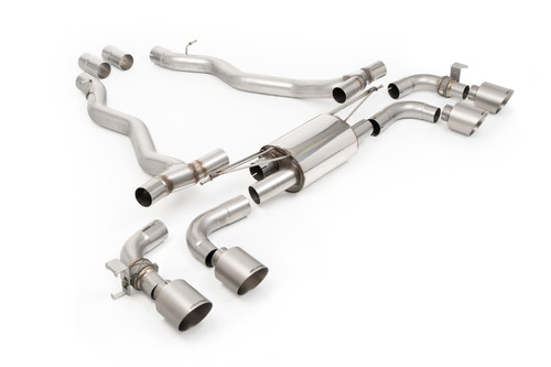 BMW M5 G90/G99 (UK/EU Spec) - Axle Back with Brushed Titanium Tips